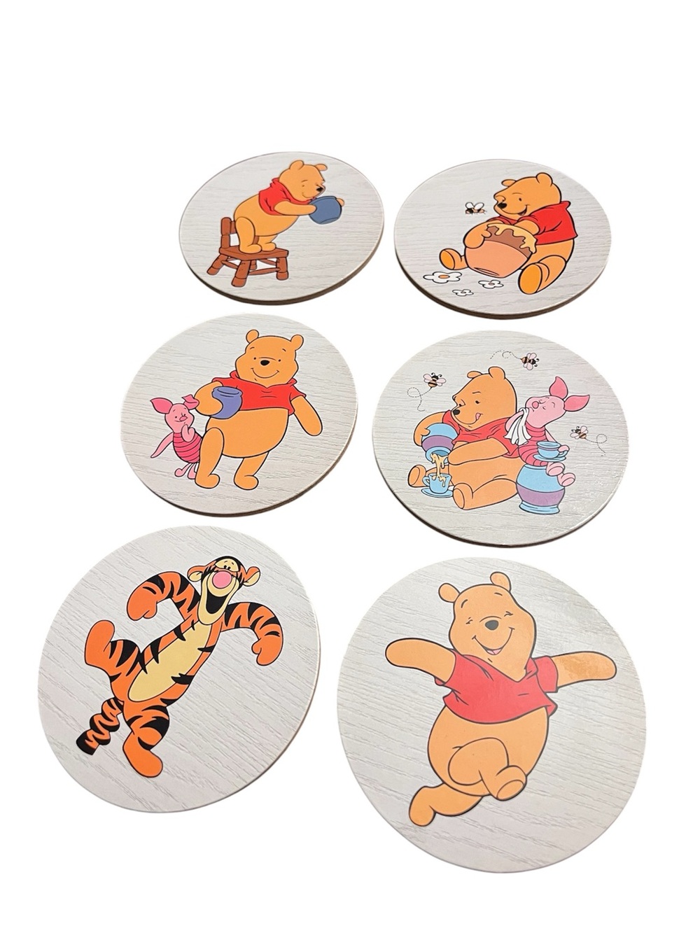Disney Winnie the Pooh Characters 6-Piece Coaster Set
